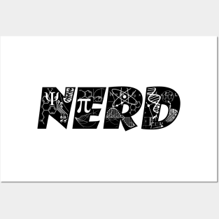 NERD Pride -Black Posters and Art